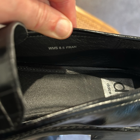 DV by Dolce Vita crocodile embossed black loafers - size 8.5 - Picture 9 of 11